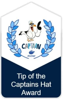Docker Tip of the Captain's Hat Award